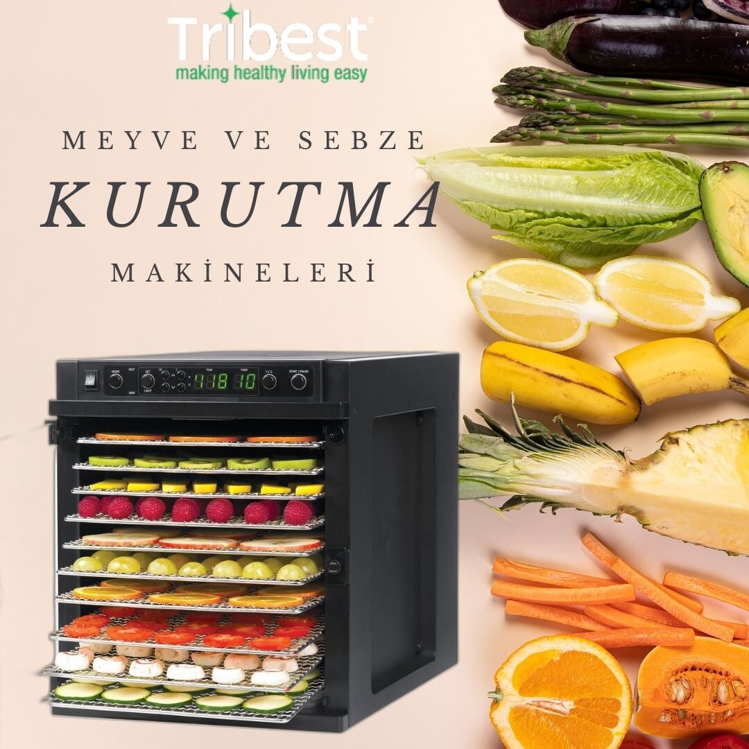 Meyve ve Sebze Kurutma Makineleri