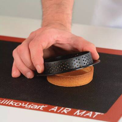 Silikomart Delikli Tart Kalıbı 8x2 cm - 16