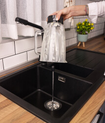 Evye İçi Bardak Biberon Blender Mikser Ön Yıkama Aparatı İçin Derin Kap Yıkama Çubuğu 