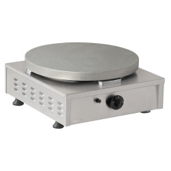 Gazlı Teflonsuz Krep Makinesi Düz - OMAKE