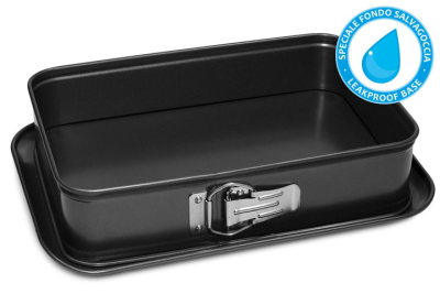 Guardini Kelepçeli Dikdörtgen Kek Kalıbı 19x28x7 cm - 1