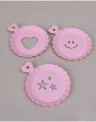 Kahve Ve Tatlı Süsleme Şablonu Tabağı - MUTFAK KİTAP