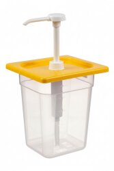 Kare Kilitli Mayonez Pompası 2,5 Lt - BORA PLASTiK