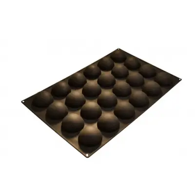 Silikon Pasta & Kek Kalıbı Yarım Küre 24'lü 40x60 cm - 2