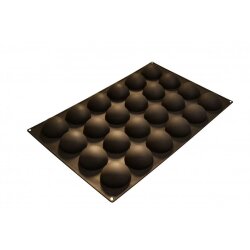 Silikon Pasta & Kek Kalıbı Yarım Küre 24'lü 40x60 cm - 3