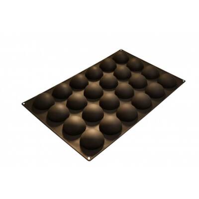 Silikon Pasta & Kek Kalıbı Yarım Küre 24'lü 40x60 cm - 3