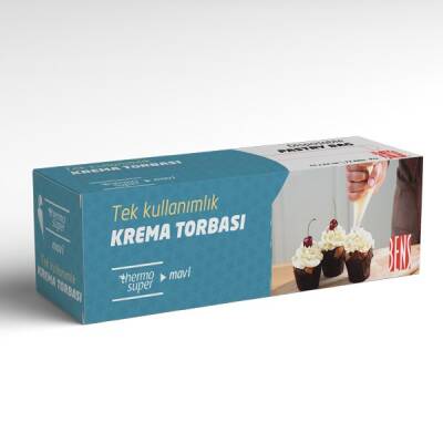 Mavi Krema Şanti Torbası - 1