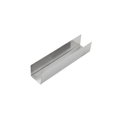 Paslanmaz U Şeklinde Kruvasan Pişirme Kalıbı 5x5x15 cm - 1