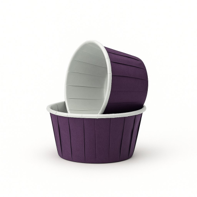 Muffin Kağıt Kek Kapsülü 50'li Mor - 1