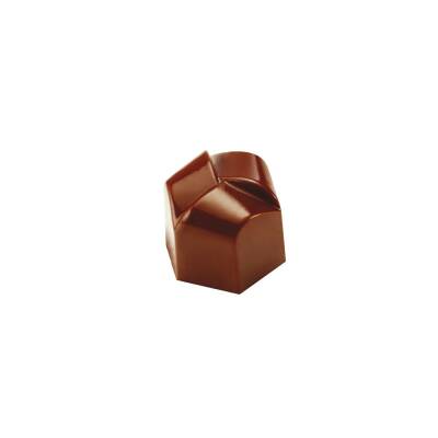 Pavoni Innovation Polikarbon Pralin Çikolata Kalıbı Asimetrik Prizma PC15 - 1