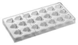 Pavoni Innovation Polikarbon Pralin Çikolata Kalıbı Çift Kalp PC17 - 2
