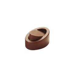 Pavoni Innovation Polikarbon Pralin Çikolata Kalıbı Oval PC10 - 1