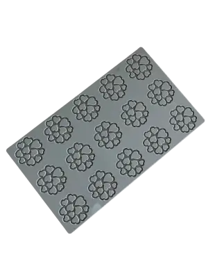 Pavoni Silikon Tuil ve Dekor Kalıbı PR008 Hearts 2 Kalp - 3