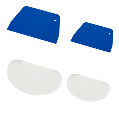 Profesyonel 4'lü Plastik Hamur Kazıyıcı Set - 1