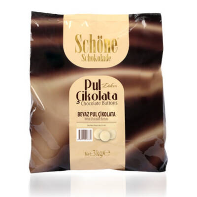 Pul Çikolata Beyaz 3kg - 1