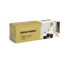 Şeffaf Kaymaz Krema Şanti Torbası 