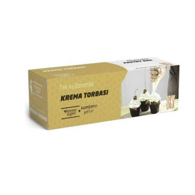 Şeffaf Kaymaz Krema Şanti Torbası - 1