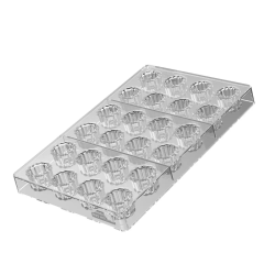 Silikomart Cannelé 01-p Polikarbon Çikolata Kalıbı - SİLİKOMART