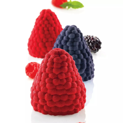 Silikomart Pasta Kek Kalıbı Ahududu Boğürtlen 3D Mora & lampone 110 - 3