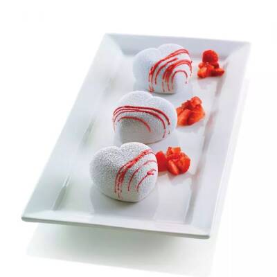 Silikomart Pasta Kek Kalıbı Cuoricino 3D Kalp - 1