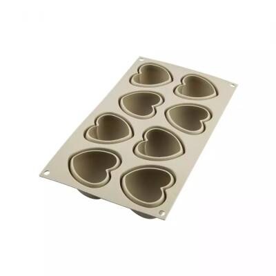 Silikomart Pasta Kek Kalıbı Cuoricino 3D Kalp - 2