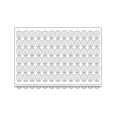 Silikomart Silikon Mid Madeleine Kalıbı 78 - 3