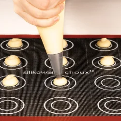 Silikomart Ekler Matı & Silpatı Air mat Éclair & choux 300x400 mm - 7