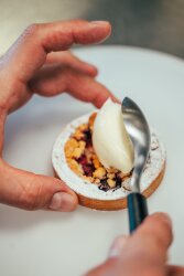 Triangle Quenelle Kaşığı Küçük Boy 2'li Set - 4