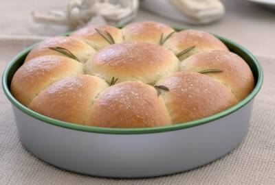 Yapışmaz Yuvarlak Ekmek Kalıbı 18x4 cm - 4